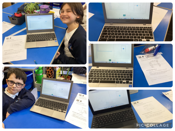 Y4 using Chromebooks in a computing lesson.